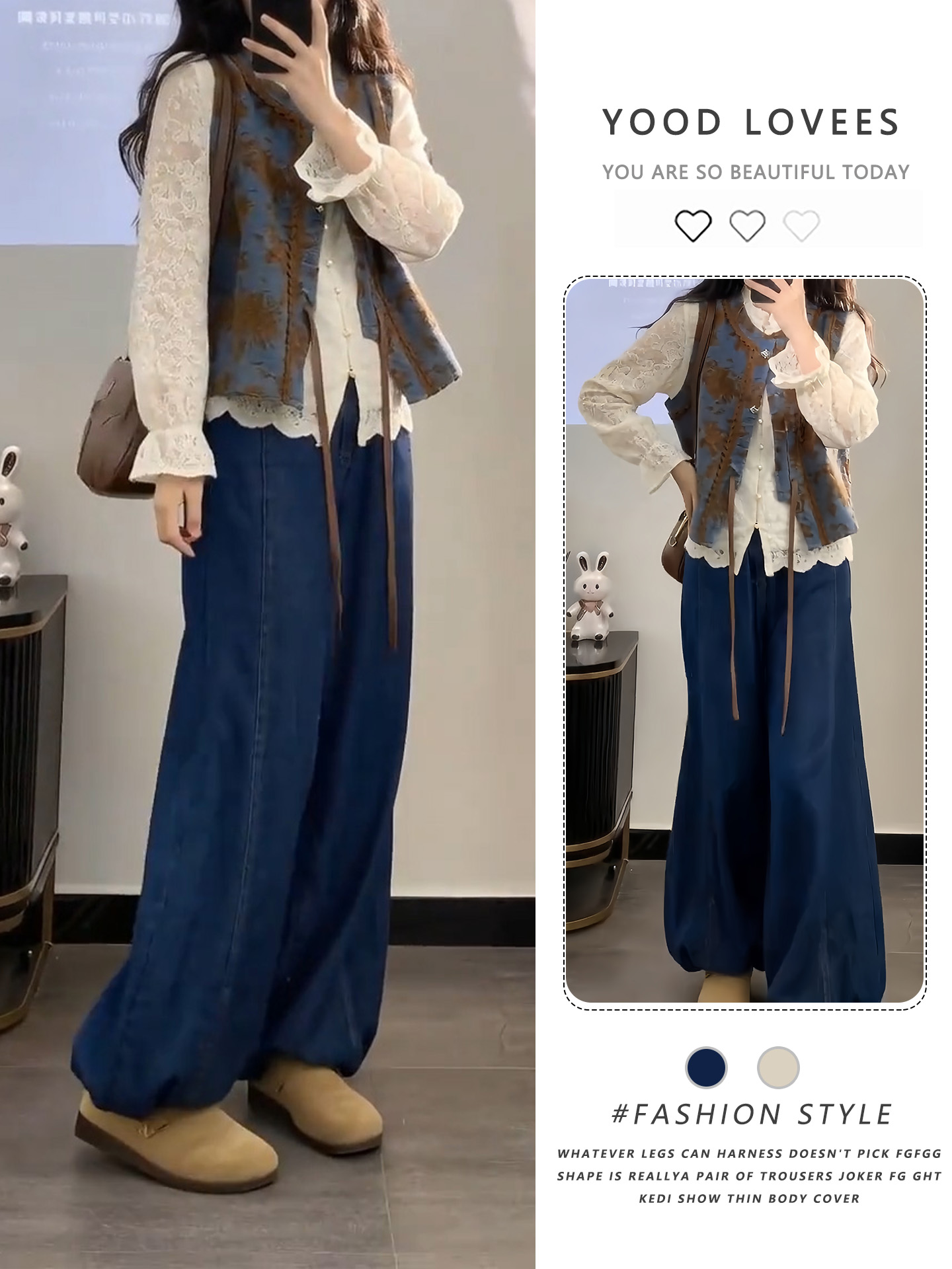 Vintage Fashion Years - Desain Vintage Musim Semi Gugur Ukuran