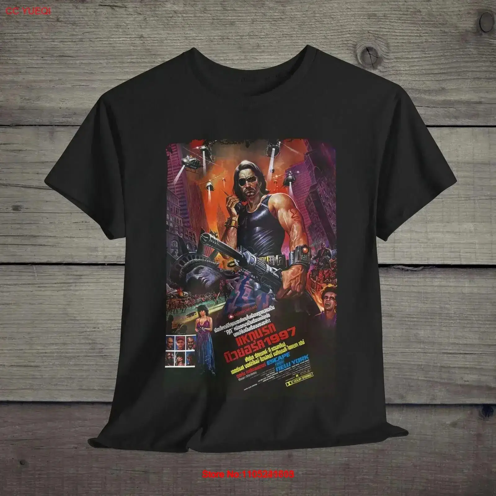Vintage Fashion New York - Kaos Retro Escape From New York,