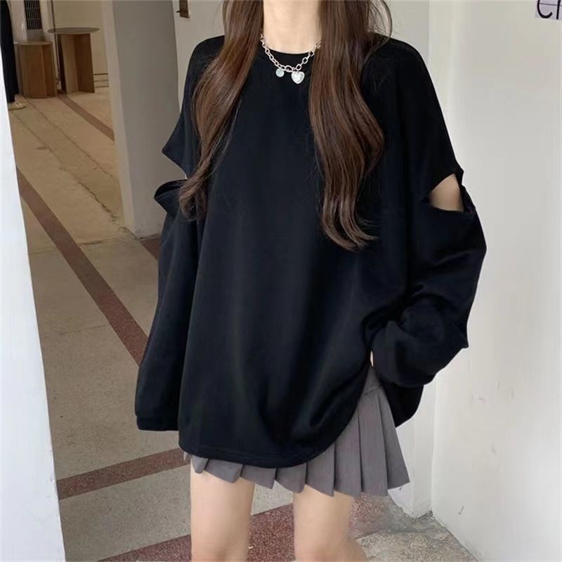 Vintage Fashion Uk - Kaus lengan panjang wanita, baju atasan