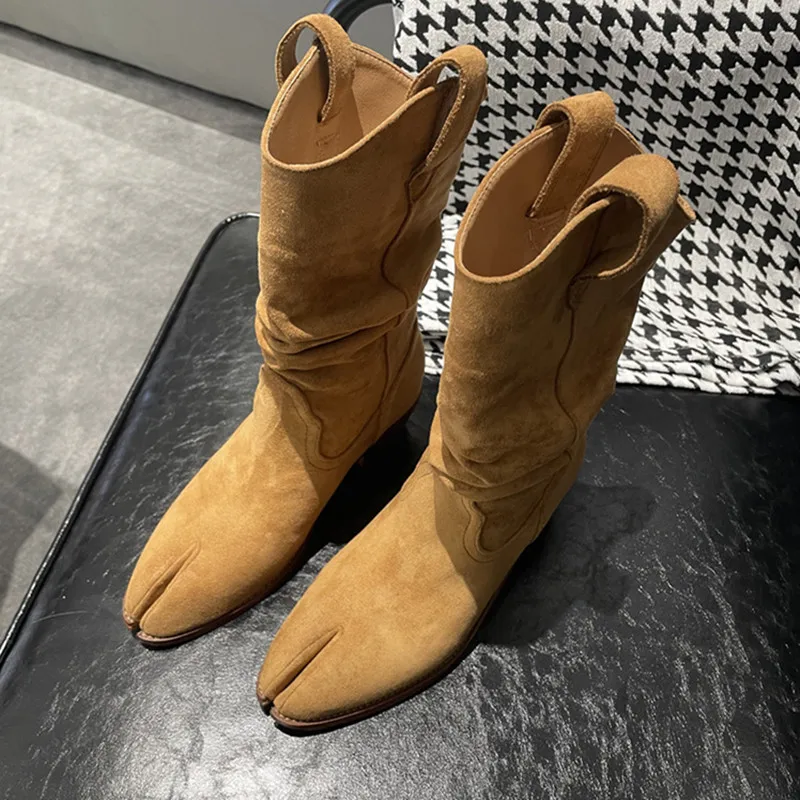 Vintage Fashion Designers - Sepatu Boots Vintage Korea Model Split