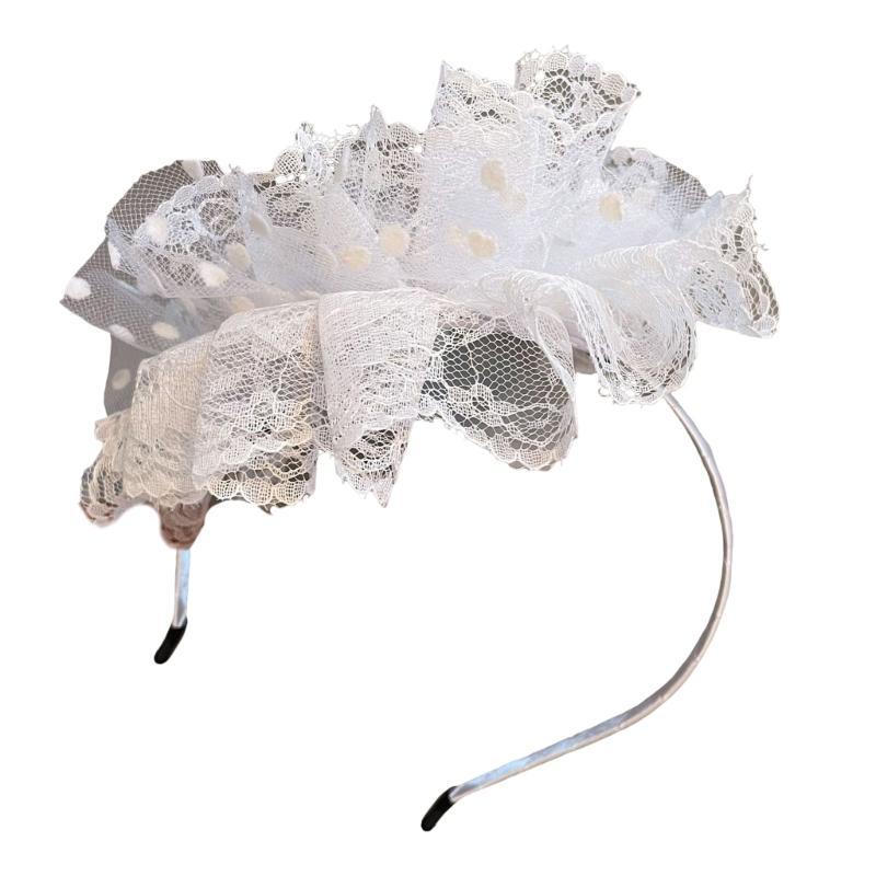 Vintage Fashion Events - A52E Lace Bunga Rambut Rambut Untuk
