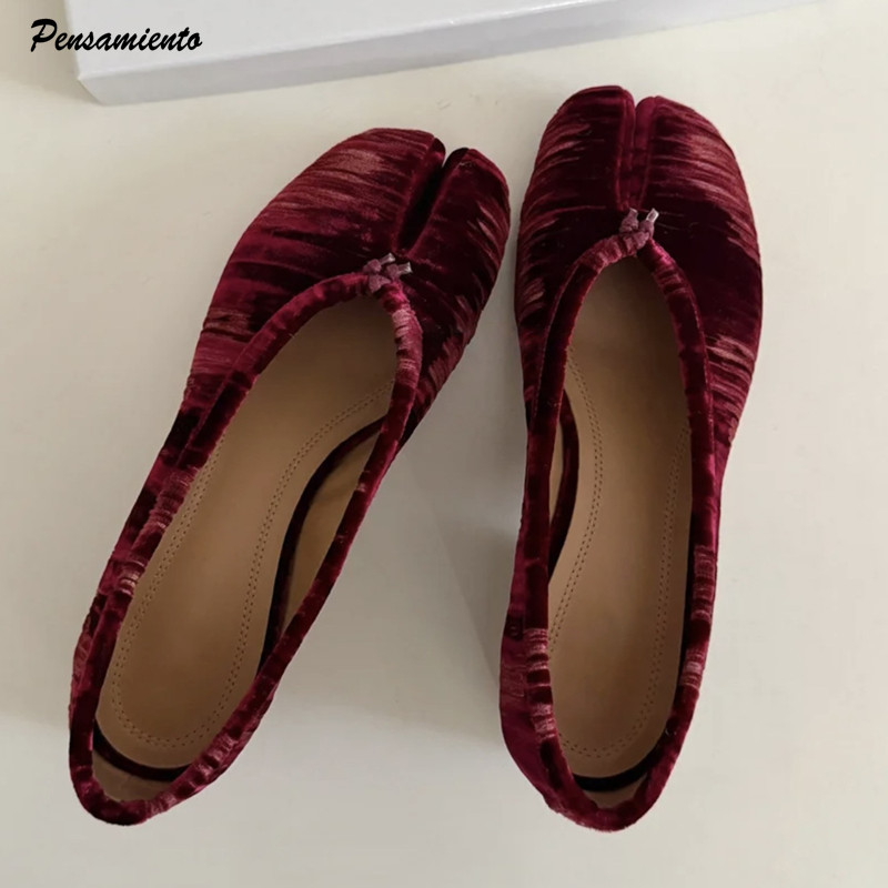 Vintage Fashion Designers - Sepatu Balet Wanita Model Lipit Desainer