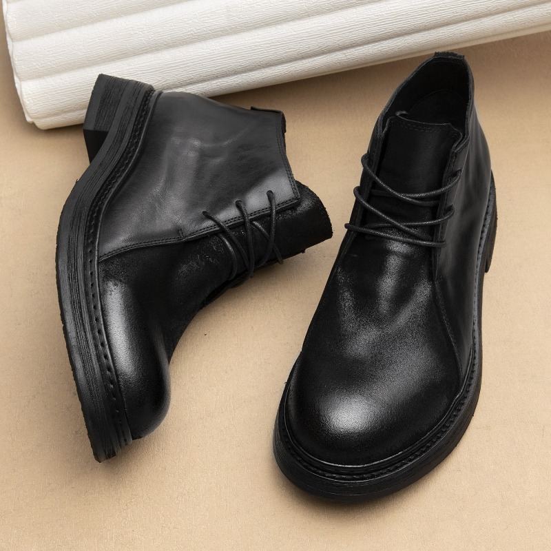 Vintage Fashion Boots - Sepatu Bot Kulit Asli Pria Vintage