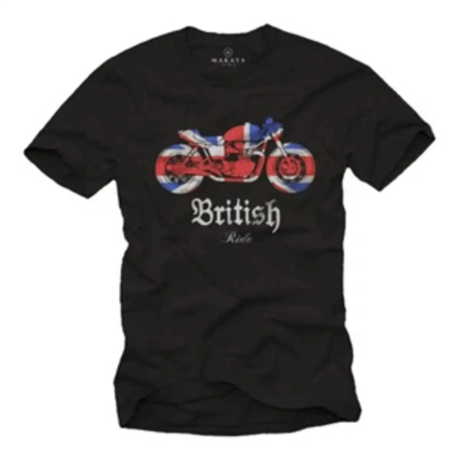 Vintage Fashion Uk - Kaos Pria Bendera Union Jack Inggris