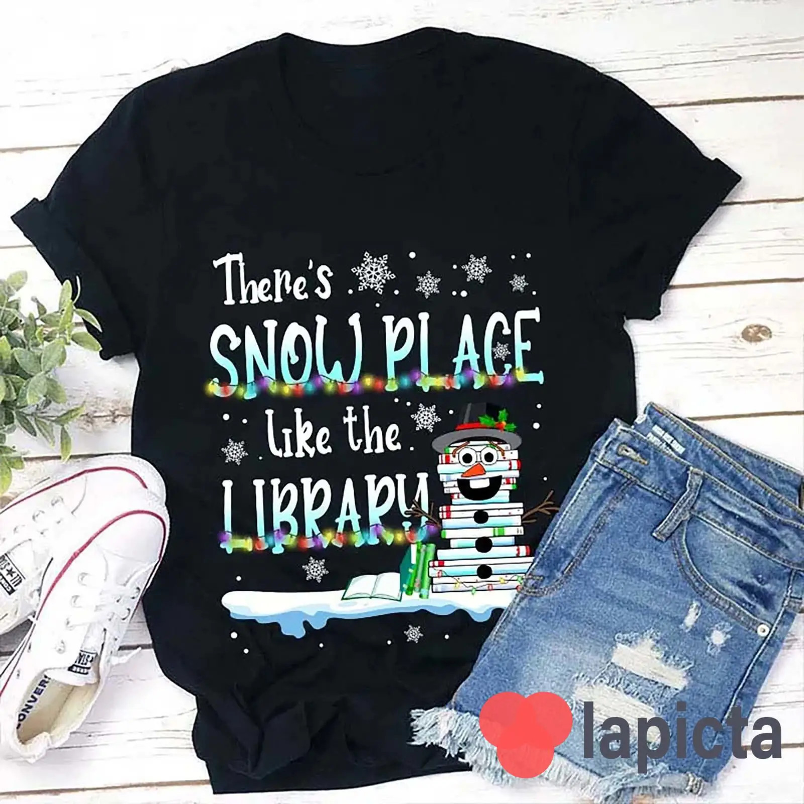 Vintage Fashion Library - Ada Tempat Bersalju Seperti Perpustakaan Kaos