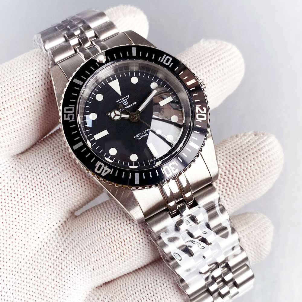 Vintage Fashion Complete - Jam Tangan Selam Otomatis Tandorio Luminous