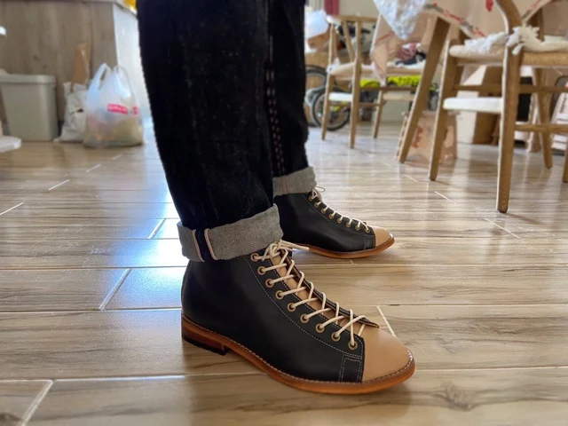 Vintage Fashion Boots - Sepatu Bot Perkakas Tinggi Sepatu Bot