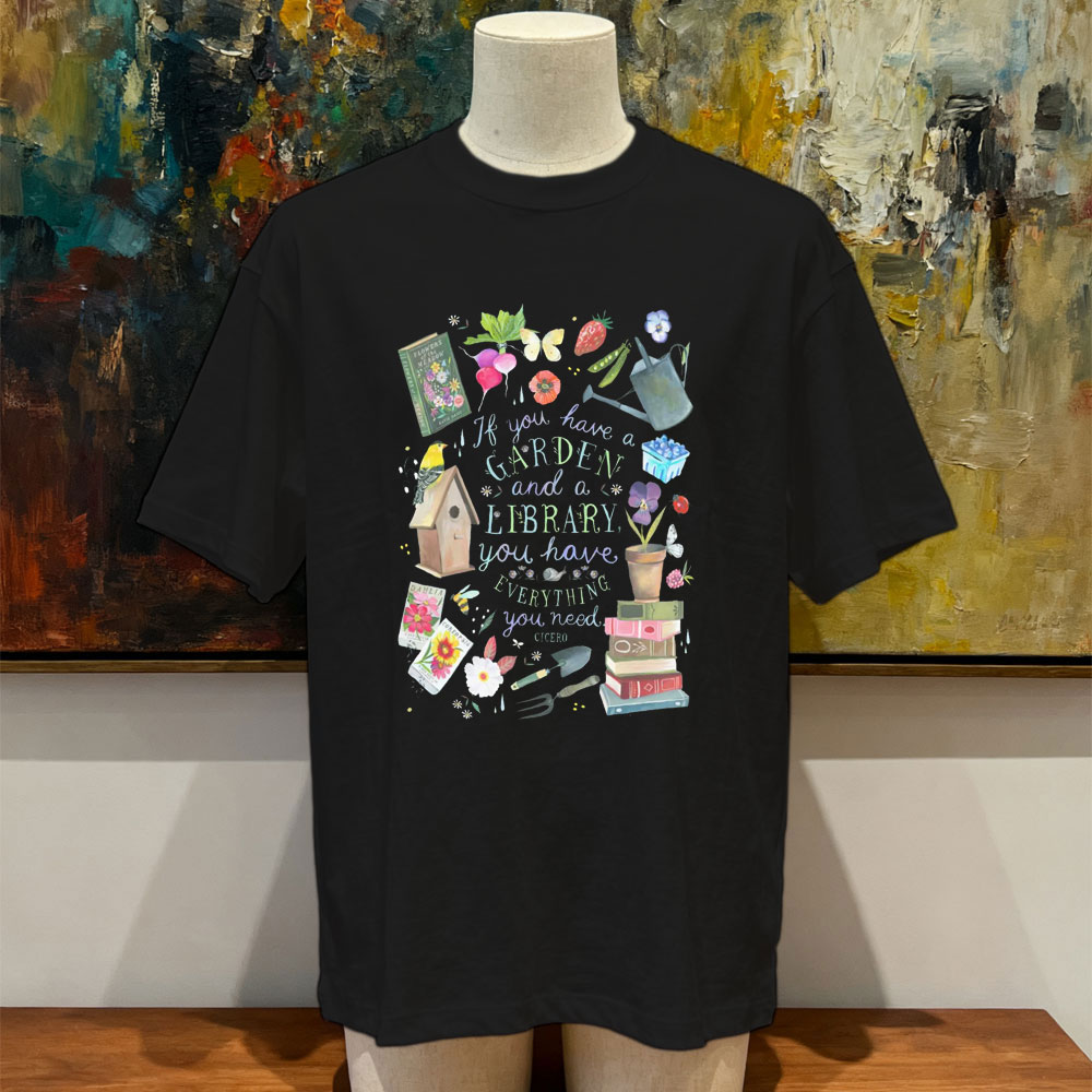 Vintage Fashion Library - Kaus Triblend Uniseks Garden and A