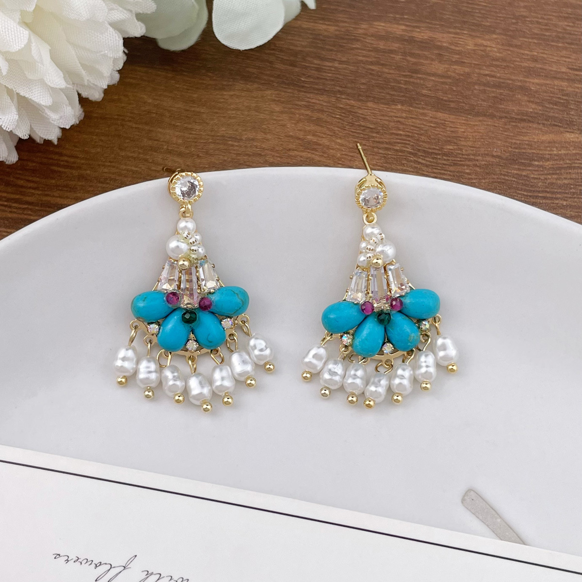 Anting-anting rumbai vintage e - Vintage Fashion Events ulasan dan harga