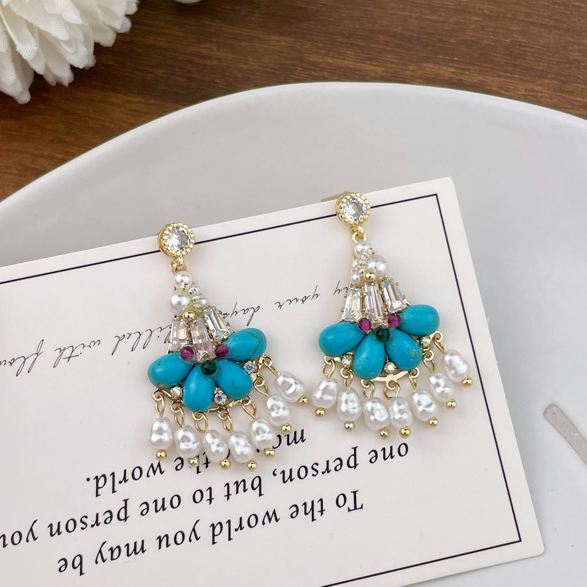 Anting-anting rumbai vintage e - Vintage Fashion Events ulasan dan harga