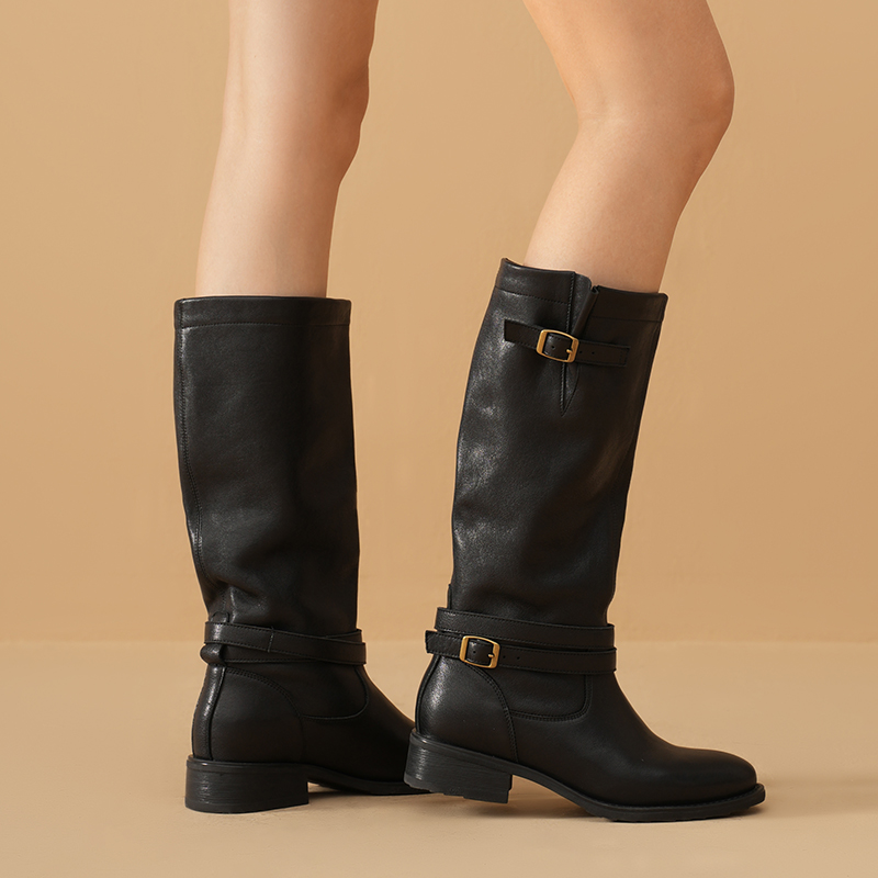 BEAUTODAY Sepatu Bot Panjang W - Vintage Fashion Heels ulasan dan harga