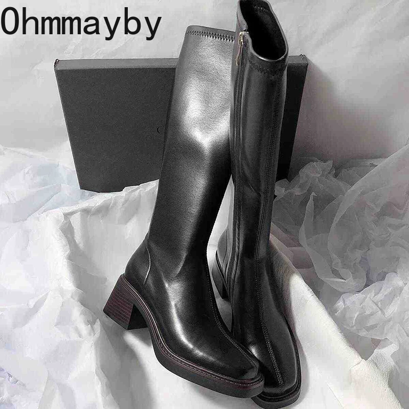 Sepatu bot hak tebal wanita, s - Vintage Fashion Boots ulasan dan harga