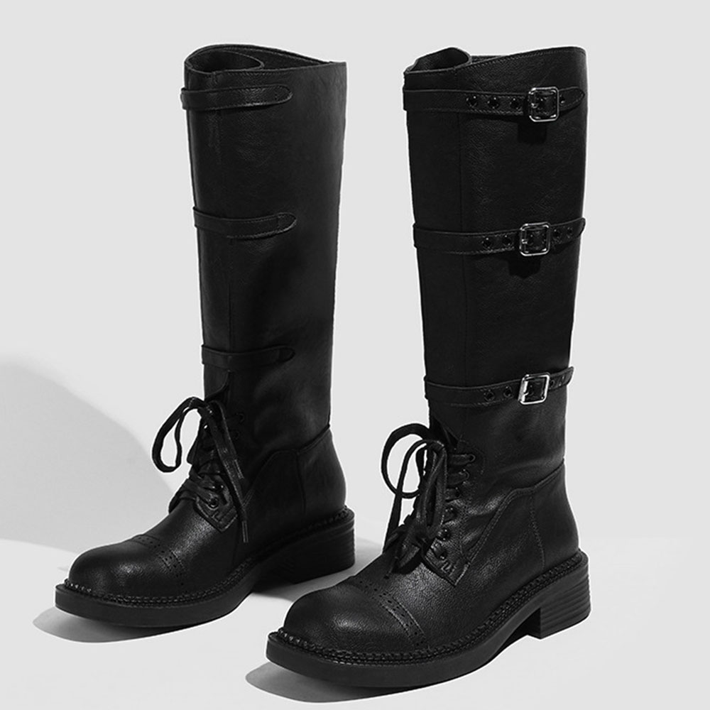 Sepatu Bot Setinggi Lutut Wani - Vintage Fashion Designers ulasan dan harga