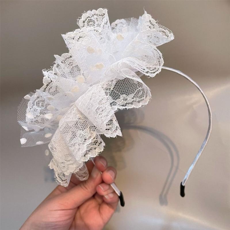 A52E Lace Bunga Rambut Rambut  - Vintage Fashion Events ulasan dan harga