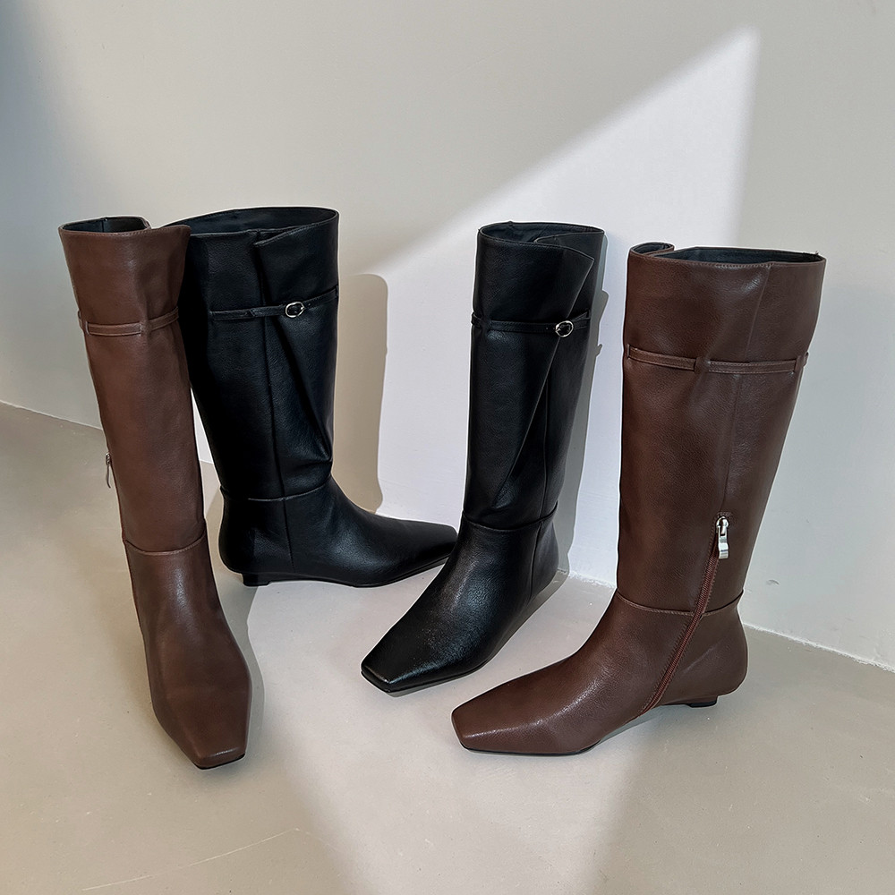 Sepatu Boots Wanita MILI-MIYA  - Vintage Fashion Boots ulasan dan harga