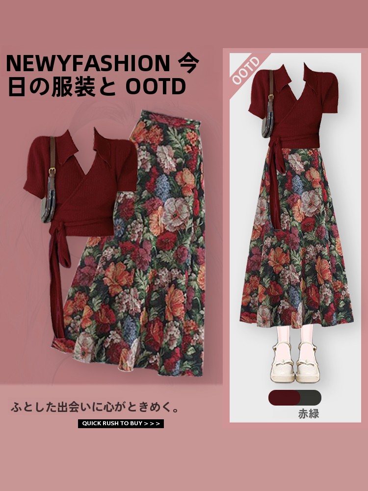 Set Busana Wanita Musim Panas  - Vintage Fashion Years ulasan dan harga