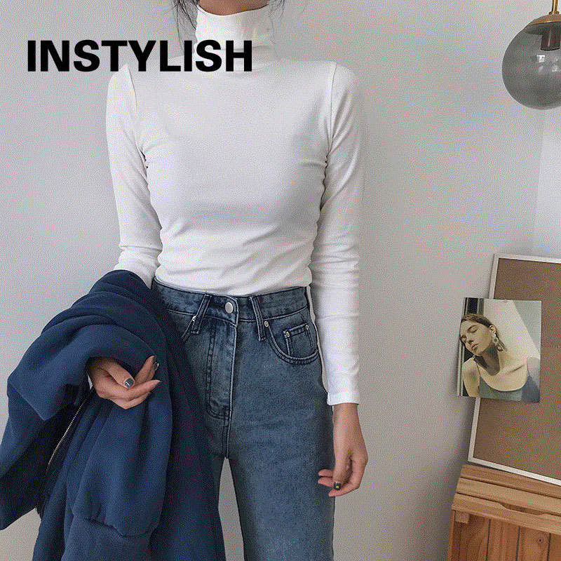 Kaus Turtleneck Lengan Panjang - Vintage Fashion Years ulasan dan harga
