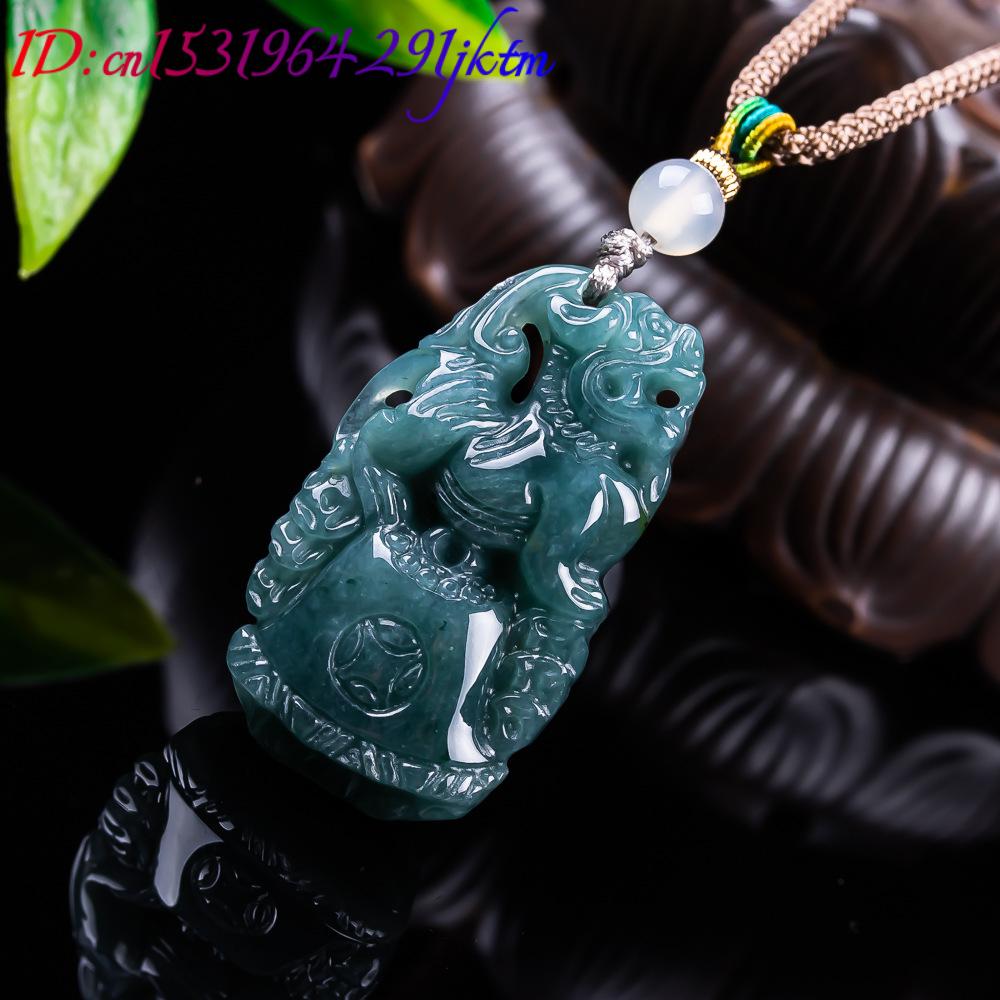 Liontin Pixiu Giok Burma Desai - Vintage Fashion Designers ulasan dan harga