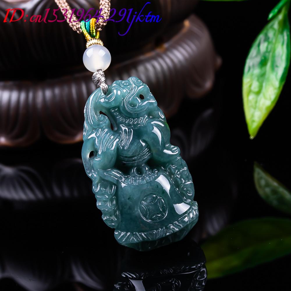 Liontin Pixiu Giok Burma Desai - Vintage Fashion Designers ulasan dan harga