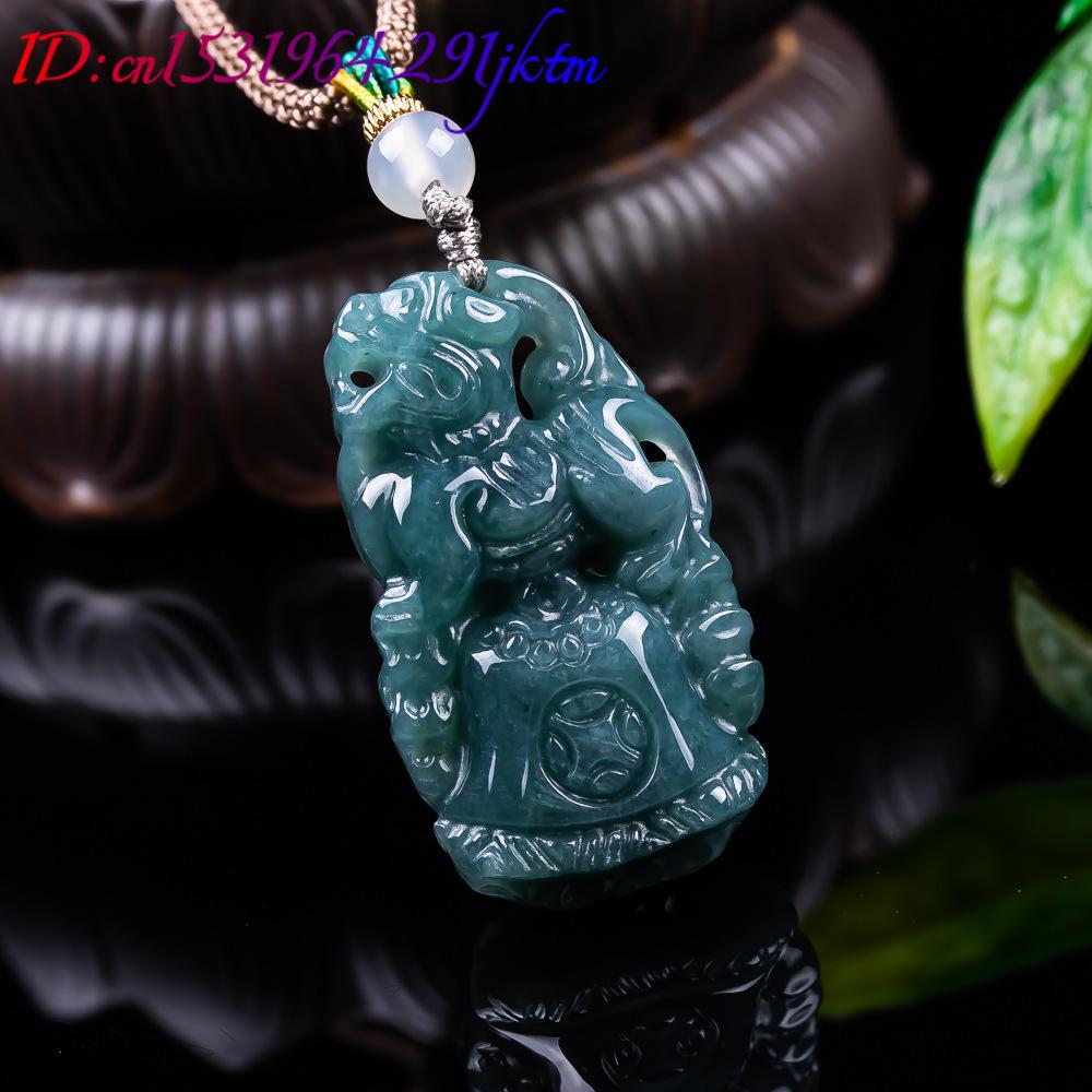 Liontin Pixiu Giok Burma Desai - Vintage Fashion Designers ulasan dan harga