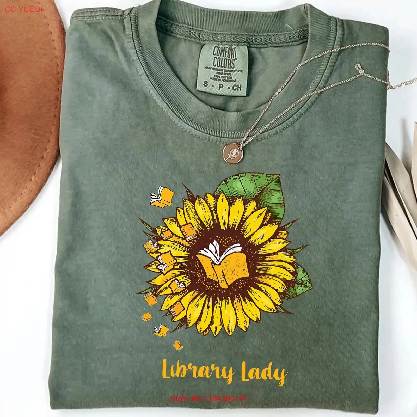 Kaos Wanita Perpustakaan Motif - Vintage Fashion Library ulasan dan harga