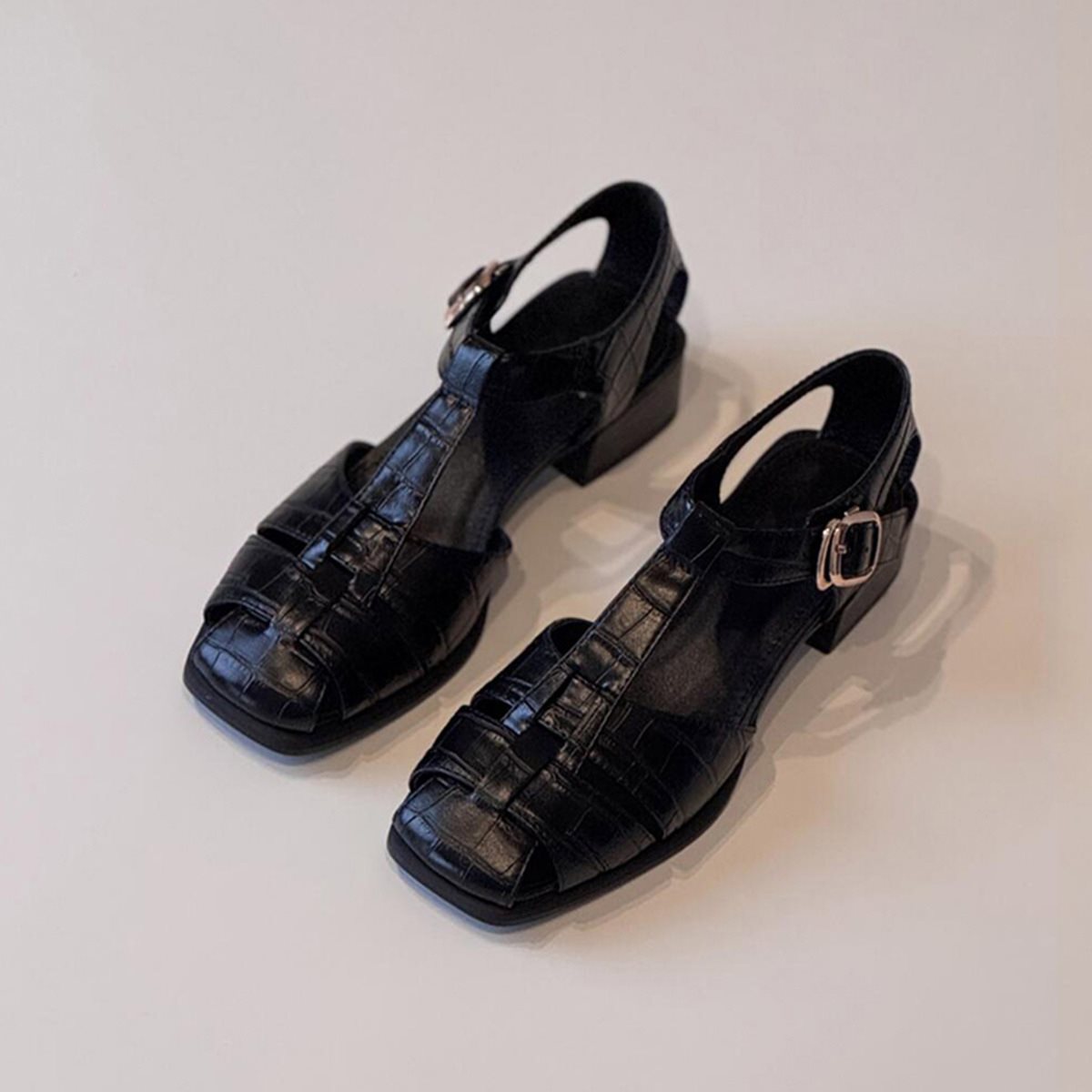 Sandal Wanita Musim Panas Mode - Vintage Fashion Heels ulasan dan harga