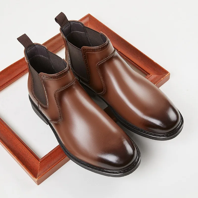 Sepatu Oxford Kulit Pria Vinta - Vintage Fashion Boots ulasan dan harga