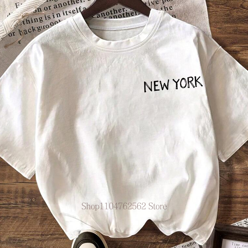 Kaos Wanita Motif New York Cit - Vintage Fashion New York ulasan dan harga
