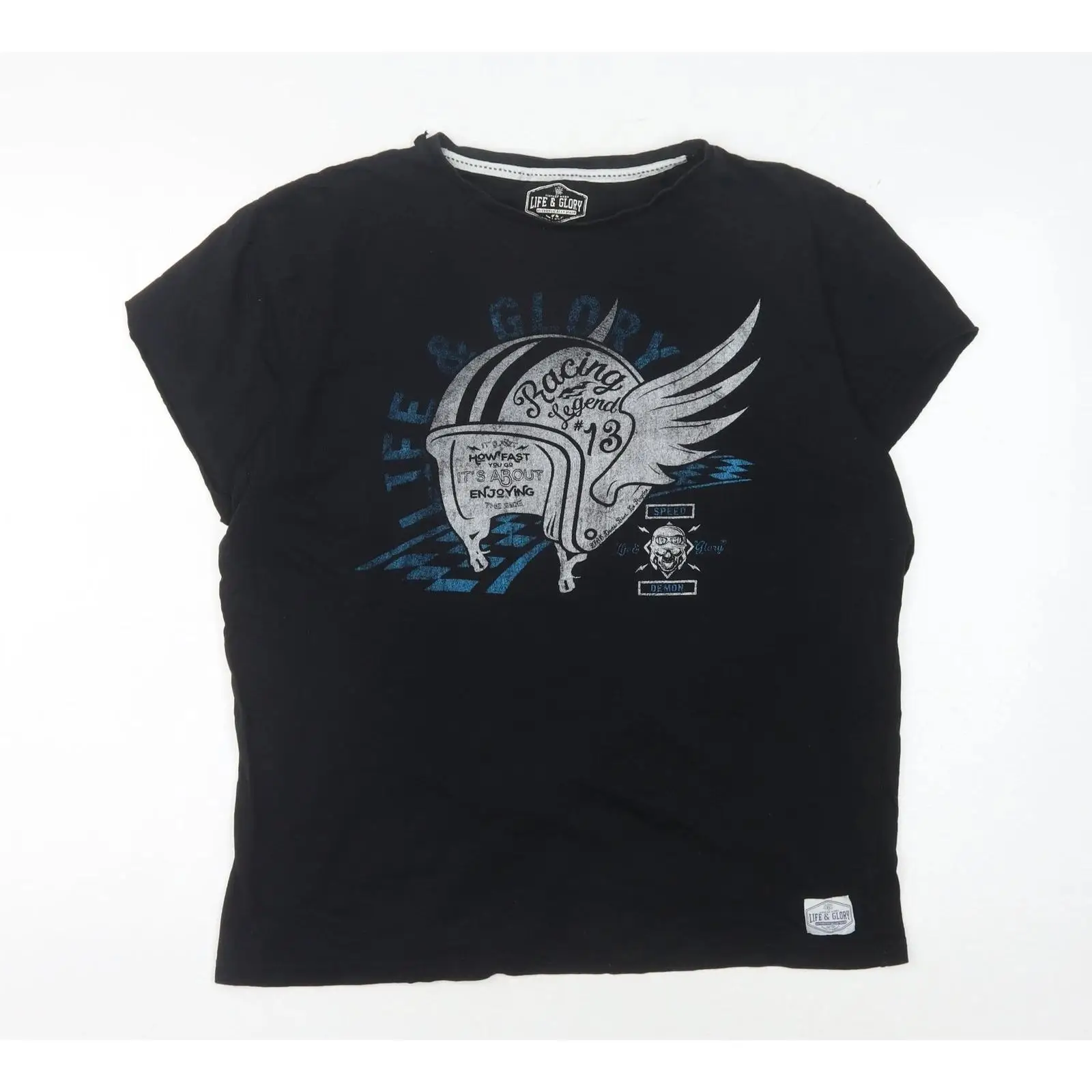 Kaos Hitam Pria Ukuran XL UK L - Vintage Fashion Uk ulasan dan harga