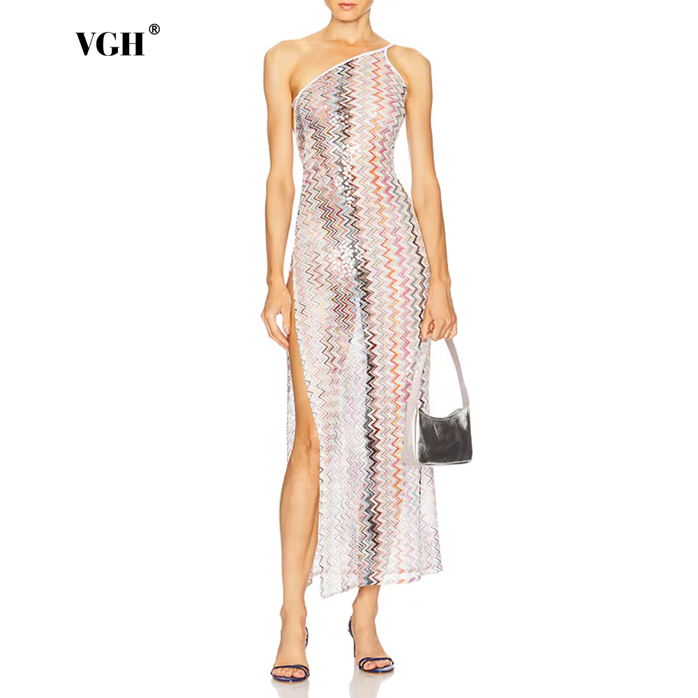 Gaun Maxi Pesta Mewah VGH Glam - Vintage Fashion Events ulasan dan harga