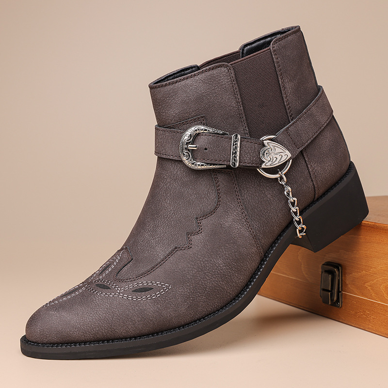 Sepatu Bot Koboi Vintage Pria  - Vintage Fashion Boots ulasan dan harga