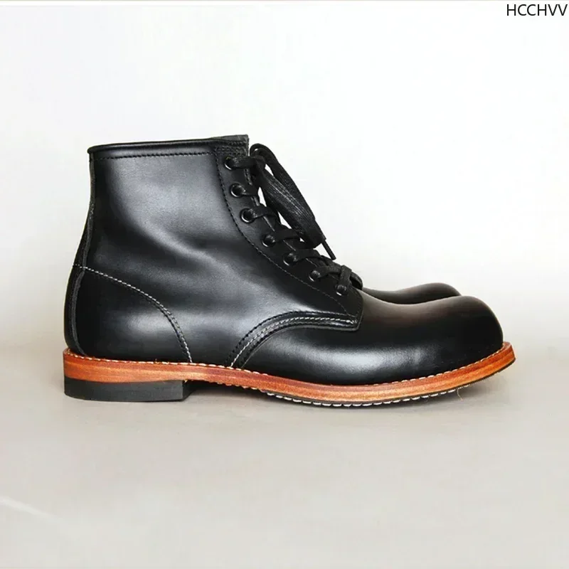 Vintage pria Goodyear bot kuli - Vintage Fashion Boots ulasan dan harga